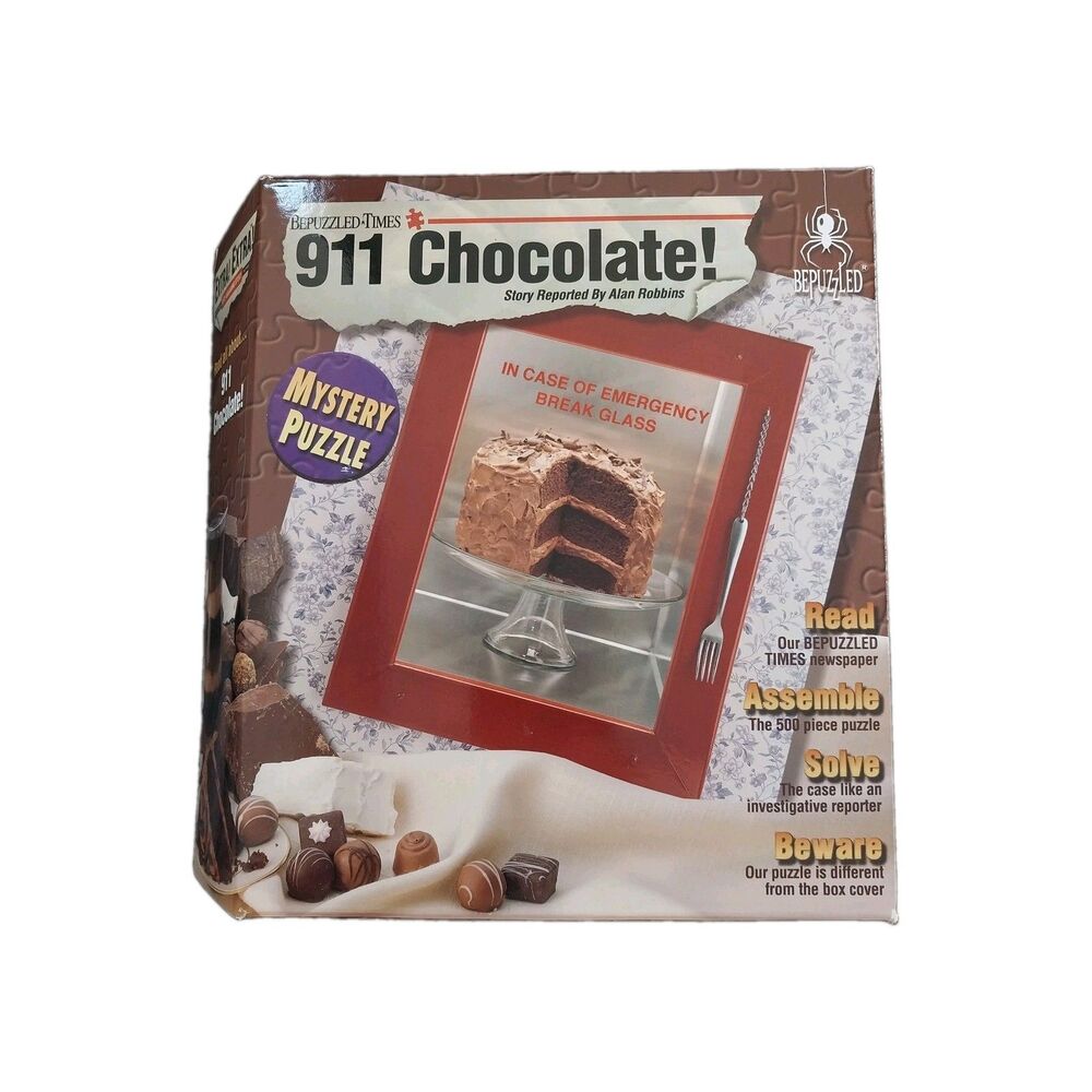 911 Chocolate Bepuzzled NIB 1997 VTG